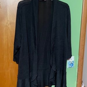 Plus size East Adeline gray cardigan